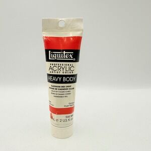 Liquitex Professional Heavy Body Acrylic Paint Cadmium Red Light 2oz 59ml